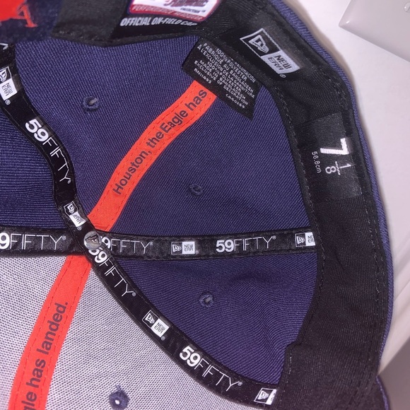 New Era Men's Navy Houston Astros 59FIFTY Fitted Hat - Picture 11 of 11